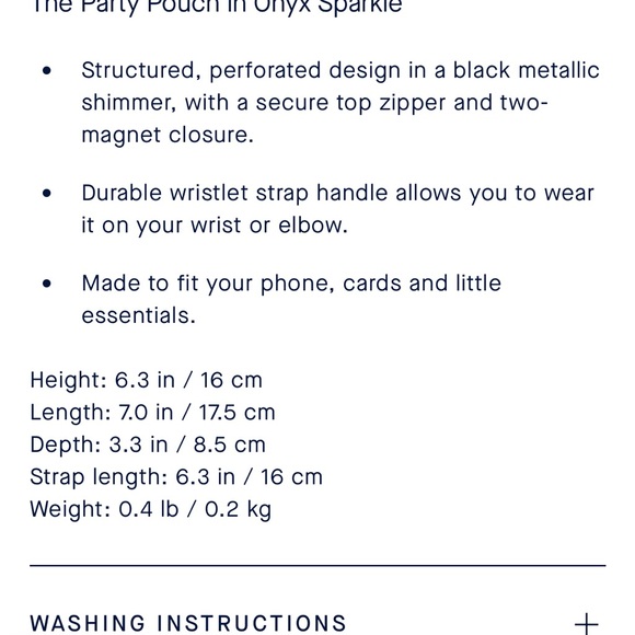 NWT Rothy's The Party Pouch in Garnet Sparkle - Picture 14 of 14